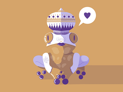 Royal Blood 🐸👑 animal character design charming digital art digital illustration dribbble fairy tale frog graphic design illustration illustrator prince procreate