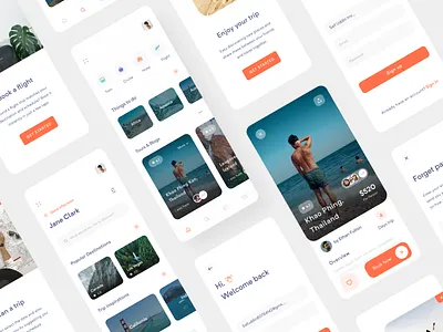 Travel App Concept app app design app concept app ui app ui design app ui kit design ios app minimal app minimal app design ui ux