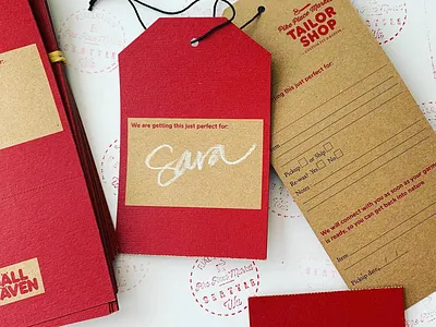 Fjallraven Tailor Shop paper goods branding customization design retail type