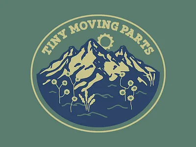Tiny Moving Parts apparel apparel design band band merch clothing design illustration merch mountains nature organic shirt tee tiny moving parts vector