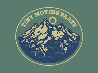 Tiny Moving Parts apparel apparel design band band merch clothing design illustration merch mountains nature organic shirt tee tiny moving parts vector