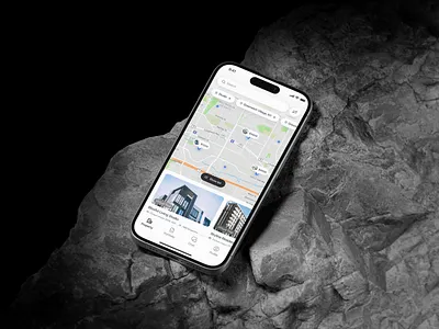 Apartment Investment Mobile App - Property Finder Map 🗺️ airbnb apartment building dashboard house house rent listing map map finder mobile apartment mobile app product design property property finder property mobile app rent saas ui uiux web app