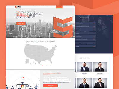 Safety Facility Services Website Design branding design website website design