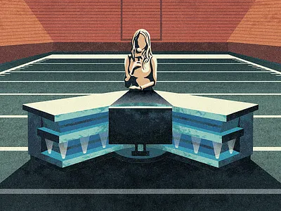 The Natural academy advertising espn film film poster football illustration illustrator marketing photoshop poster poster design posters render sports stadium texture