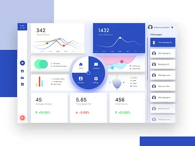 Dashboard blue design futuristic graphics illustration sketch typography ui uidesign ux uxdesign web webdesign website