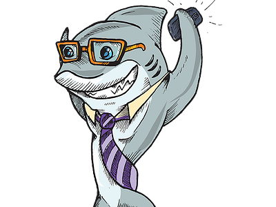 sharkSuccess app branding design illustration illustrator cc vector