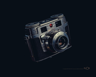 Kodak Synchro 300 camera compositing dramatic focus stacking image composite light modifiers photo retouching product photography retro
