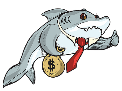 sharkMoney app branding design illustration illustrator cc vector