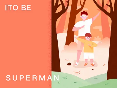 Superman app branding design illustration logo ui