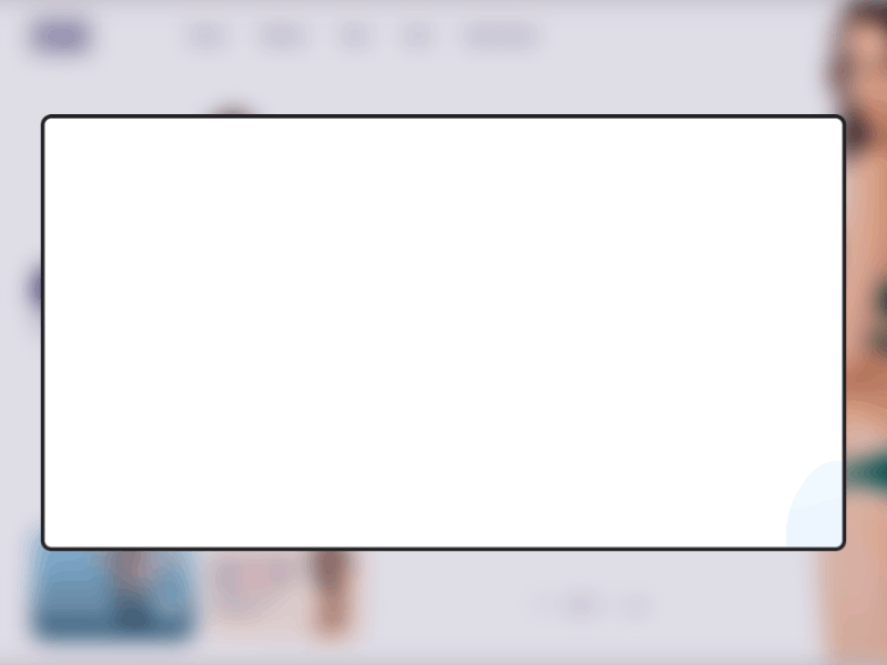 Lingerie Store animation app behance branding character clean clothing design dribbble fashion flat gif graphic design inspiration lingerie principle simple store web website