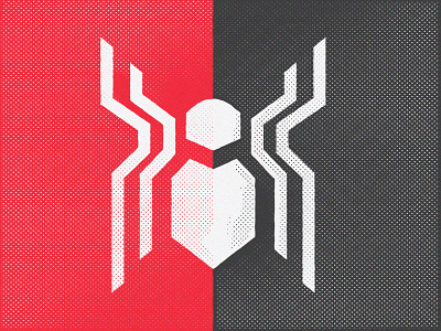 Far From Home comics farfromhome halftone illustration logo marvel pattern spider spider man spiderman texture vector