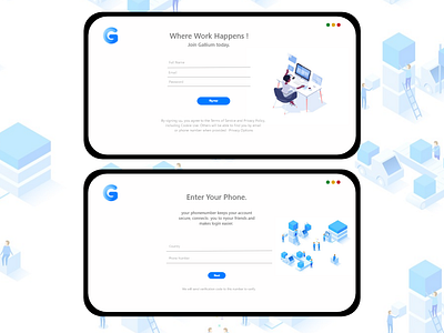 Signup app art blue branding design graphics landing landing page signup ui ux web