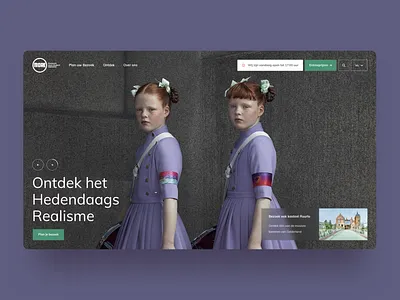 Museum More art design graphic design green homepage interface landing landing page modern art photography purple ui ux webdesign