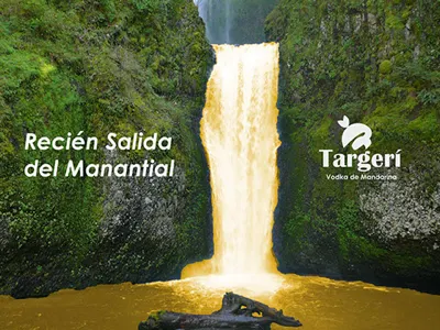 Targeri Vodka, Magazine Ad alcohol beverage cascade graphic design logo magazine nature photoshop slogan