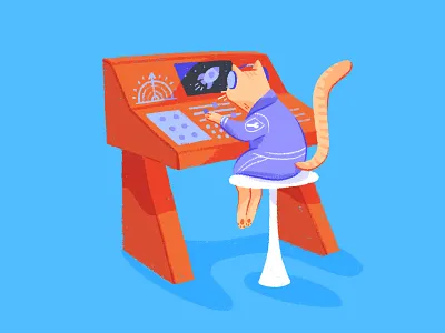 Beam me up! character editorial illustration star trek texture