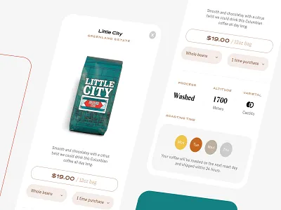 otto - coffee app #4 app app design coffee ios mobile ui user inteface ux