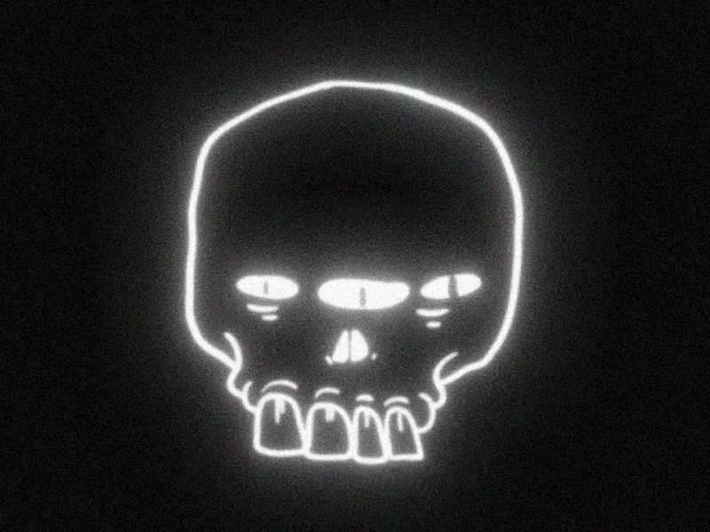THE TREE EYES Skull design icon ilustration design vector monster weird