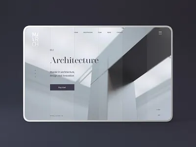 March | UX/UI design 3d app clean design header design home screen homepage design typography ui ui ux uidesign ux web webdesign webheader website concept websites