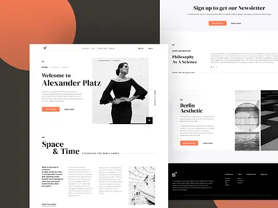 Fashion Blog Landing Page branding dailyui design designinspiration landingpage signup typography ui uichallenge uidesign uidesigner uiinspiration ux uxdesign uxdesigner uxinspiration uxui webdesign webdesigner website