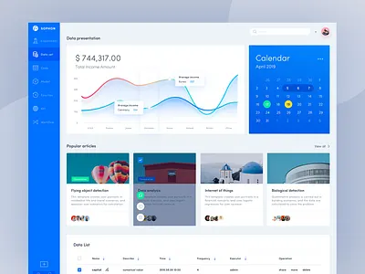 Data System, Data Background design icon ui ux web website
