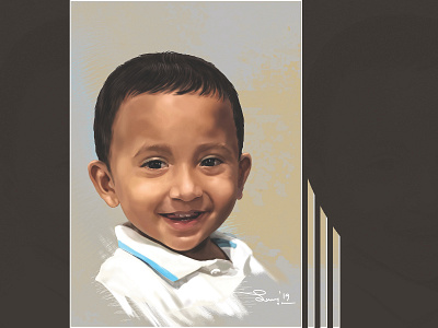 _Sahim_ cgart digital painting digital portrait photoshop portrait portrait painting
