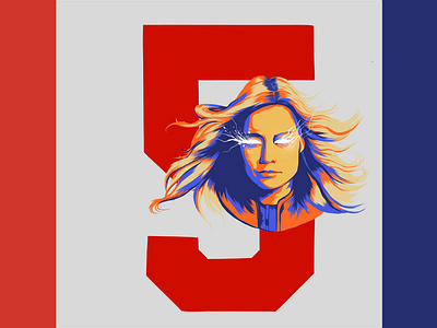 Women of Marvel - 5: Captain Marvel captain marvel illustration
