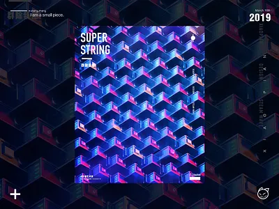 SUPER STRING illustration ui 插图