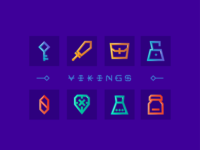 NORDIC GAME ICONS concept art design game art icons