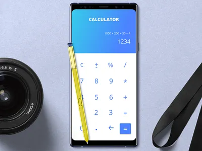 #DailyUI 004: Design a Calculator dailyui challenge ui uidesign