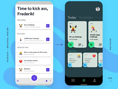 #randomredesign 008 android app cross platform emojis figma flutter ios material design mobile ui
