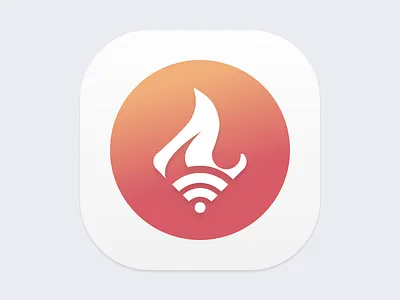 SmartGrill App Icon Concept app app icon app icons appicon appicons connected connected devices connected home flame grill grilled grilling ios smart device