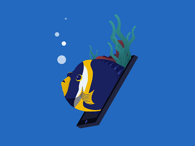 Fish Illustration design fish graphic design icon icons illustration illustrations landing design landing page mobile user interface vector web design