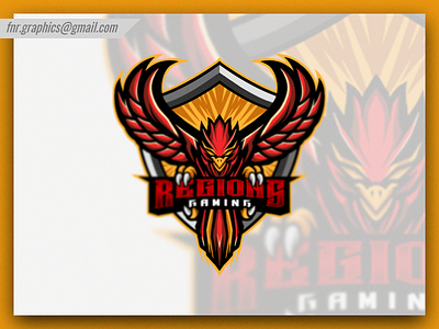 Regions Gaming Esport Logo aggressive logo character design eagle eagle logo eagles esport esports esports logo esports mascot esportslogo gold head mascot illustration illustrations logo mascot mascot logo portraits vector