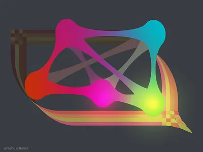 Touch of an abstract abstract abstract art colorful art designs digital art illustraion illustrator