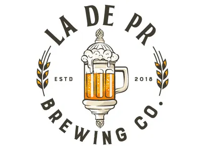 La De PR adobe illustrator adobe photoshop badge beer beer mug branding brewery brewery logo brewing company design foam graphicdesign hop illustration illustrator logo logo design vector vintage logo wheat