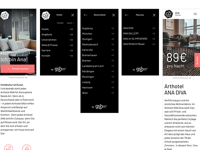 Anaart Hotel Mobile Development hotel responsive design website