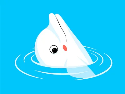 dolphin animal branding design dolphins drawing illustration logo vector water whales