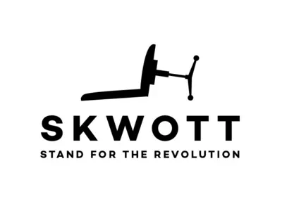 Skwott Chair Logo app branding clean clever concept design flat icon identity illustration illustrator lettering logo minimal type typography ui ux vector web