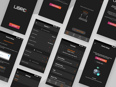 Libre Mavid App UI Design app app design app ui dark ui music music app music app ui music player ui ui design user interface ux