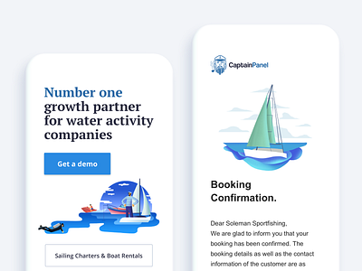 CaptainPanel animation design desktop front end development illustration mobile product typogaphy ui user experience user interface design user persona ux web