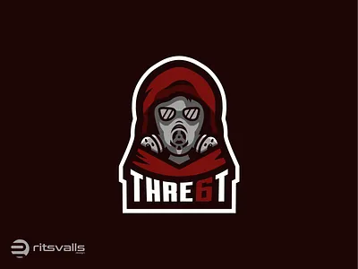 Gas mask Mascot Logo branding design esport esport logo icon identity logo mark mascot mascot logo