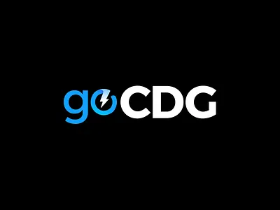 GoCDG energetic energy lightning logo logotype power renewable solar solar energy zap