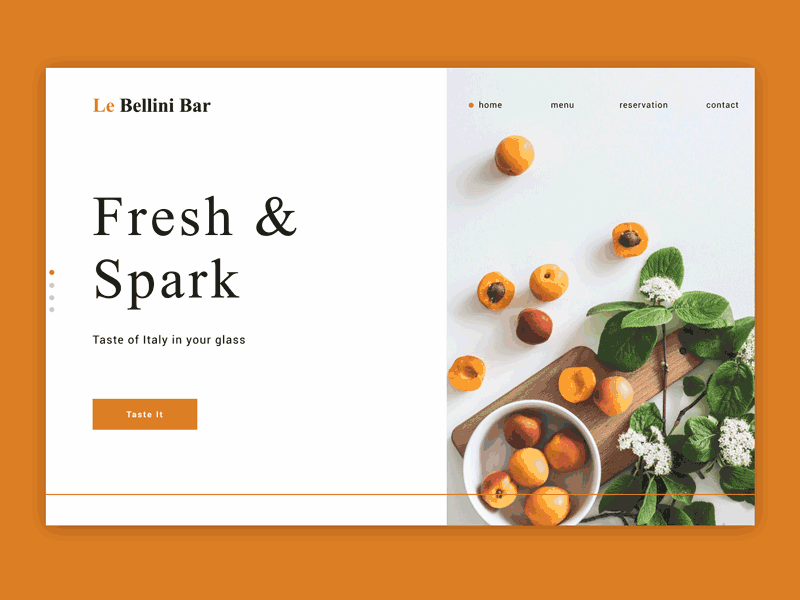 Le Bellini Bar adobe illustrator adobe photoshop adobe xd animation bar branding colorful design desktop icon invisionapp invisionstudio logo minimal orange peach ui ux vector web
