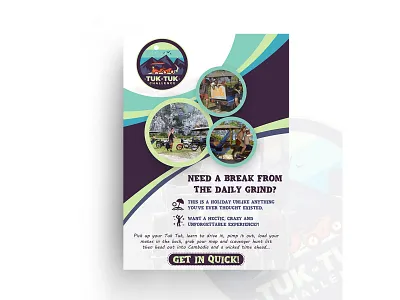 Tuk Tuk Challenge Flyer Design ad advertisement banner design flyer graphics instagram nisha nisha droch nisha f1
