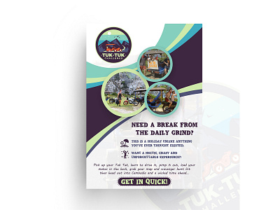 Tuk Tuk Challenge Flyer Design ad advertisement banner design flyer graphics instagram nisha nisha droch nisha f1