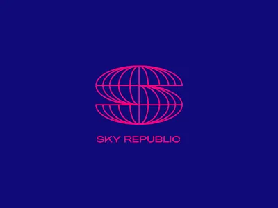 Sky Republic Airships aero flight identity logo logotype sign sky ufa