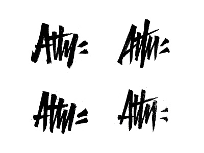 Attn: - Sketches branding calligraphy graphic design lettering lingerie logo logotype rebel rebel women sketches typography women