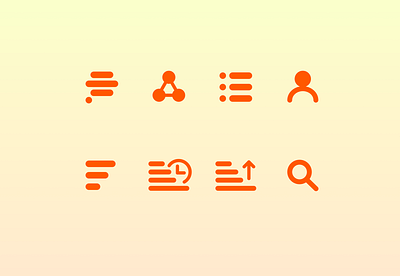 Minimalistic set of icons icon iconography icons icons set minimalistic ui