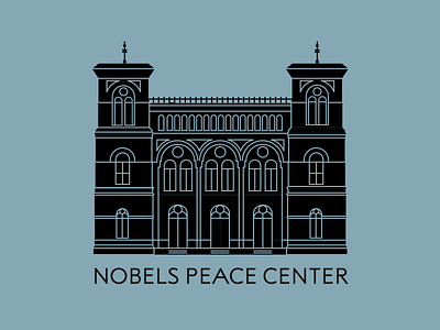 Nobels Peace Center brand branding design graphic design icon identity illustration illustrator logo logomark symbol icon typography vector