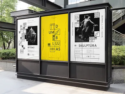 Šiauliai Drama Theater Branding brand branding colours design flat icons identity illustration logo logotype mark minimal monogram poster symbol theater theater branding type typography wordmark